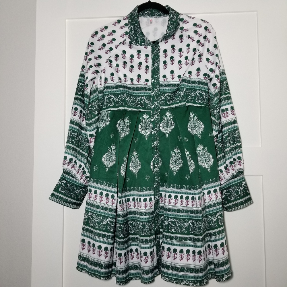 Adorable button up dress